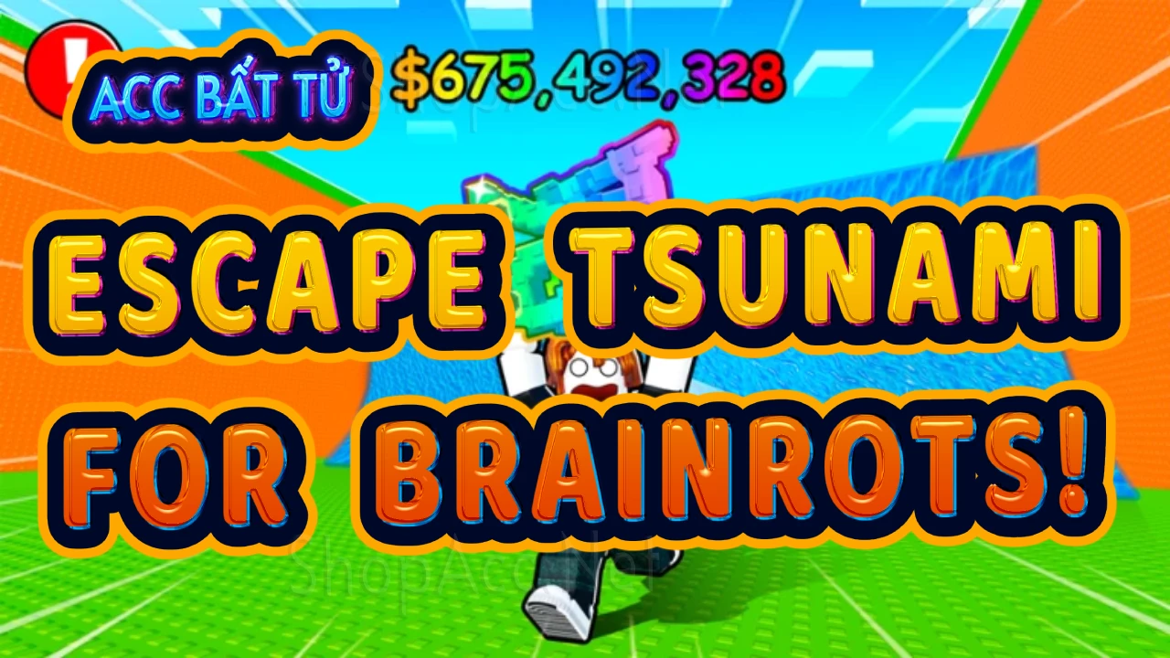 Shop acc Escape Tsunami For Brainrots