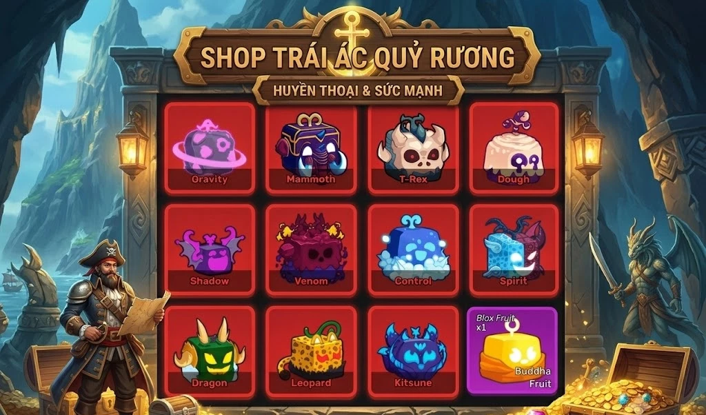 Mua Trái Ác Quỷ Rương