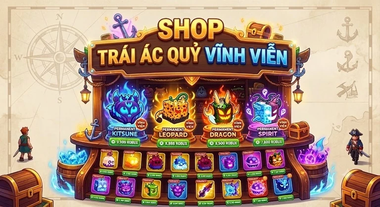 Mua Trái Ác Quỷ Vĩnh Viễn