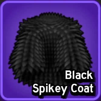 Black Spikey Coat