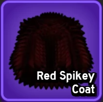 Red Spikey Coat